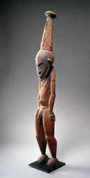 Sepik-Männliche Figur aus Nord-Neuguinea